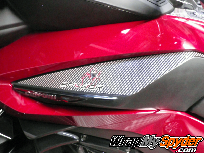 2020+-BRP-Can-am-Spyder-RT-Knee-panel-kit-with-with-red-spider