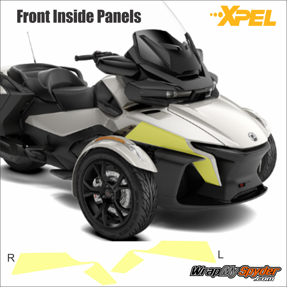 2020+ BRP Can-am Spyder RT Paint Protection Inside Panel