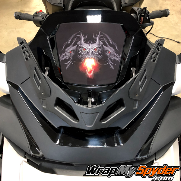 2020+-Spyder-RT-Windshield-Plate-logo-Dargon-Fire