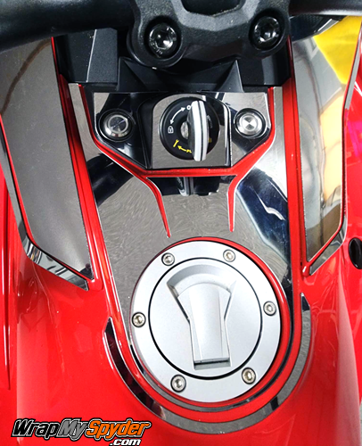 BRP-Can-am-Spyder-F3-5-piece-Gas-filler-kit-PVC-Chrome