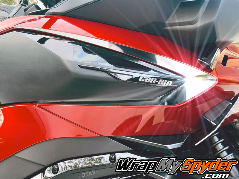 2020+ BRP Can-am Spyder RT- RT Limited Boomerang chrome side insert kit