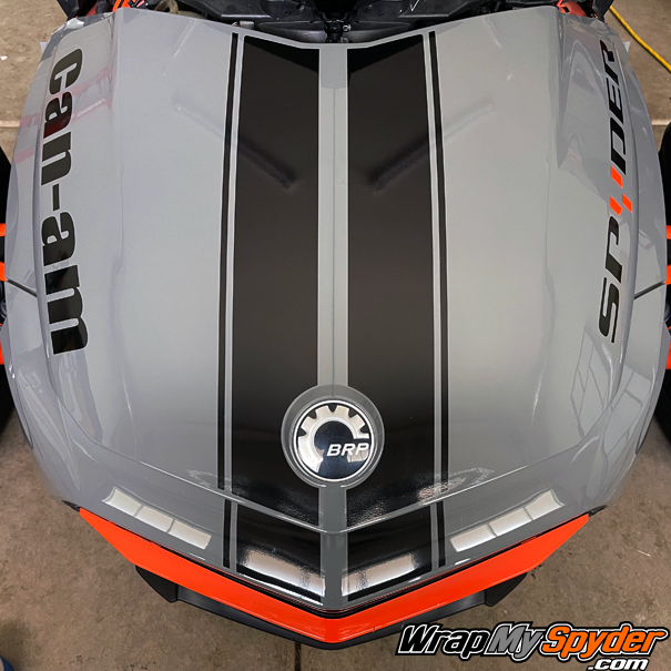 F3 Frunk Racing Stripe Kit - GT – WrapMySpyder