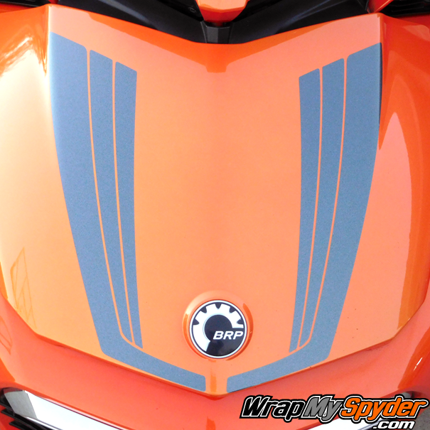 F3 Frunk Racing Stripe Kit- Tri Wing – WrapMySpyder