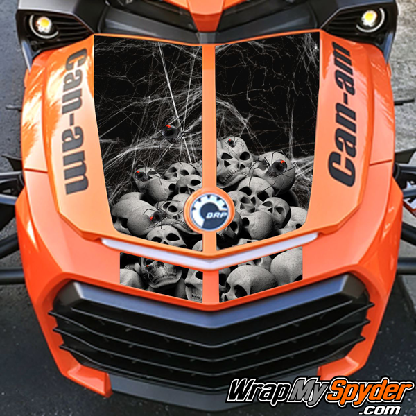 F3 Frunk Racing Stripe Kit - Le Mans Black Widow Party – WrapMySpyder