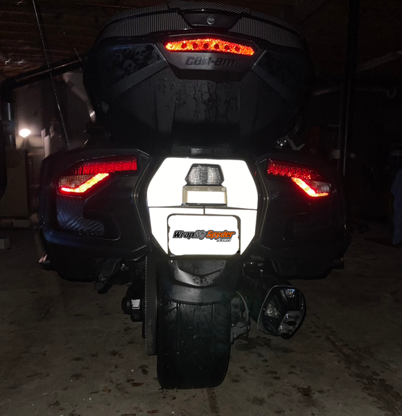 Can-am Spyder reflective tail accent kit for 2020-2024 RT- RT Limited models