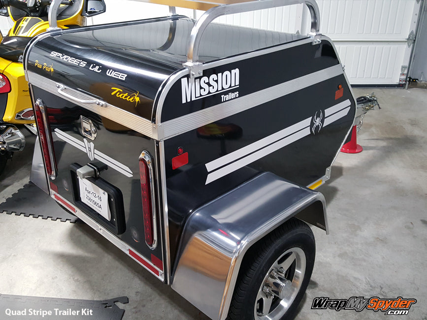 Trailer Racing Stripe Kit - Quad Stripe