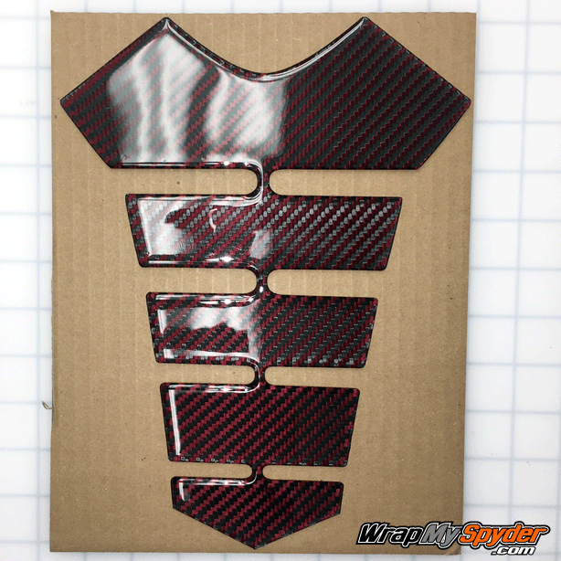 RS Spine tank protector red-black-carbon-fiber