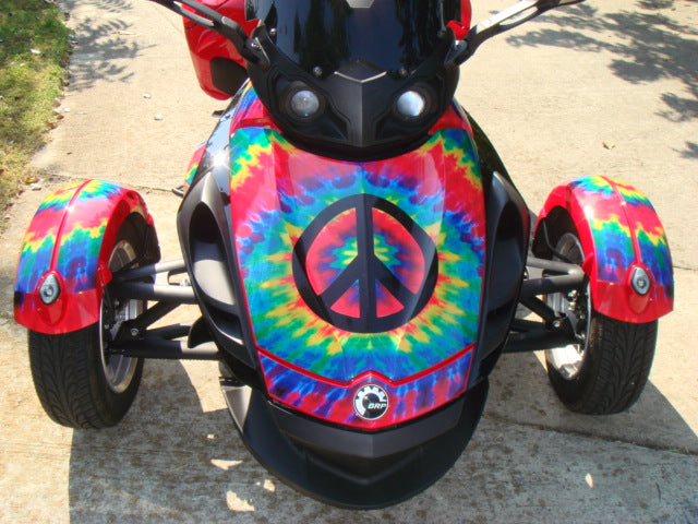 Can-am Spyder Tie-dye-Frunk-Wrap