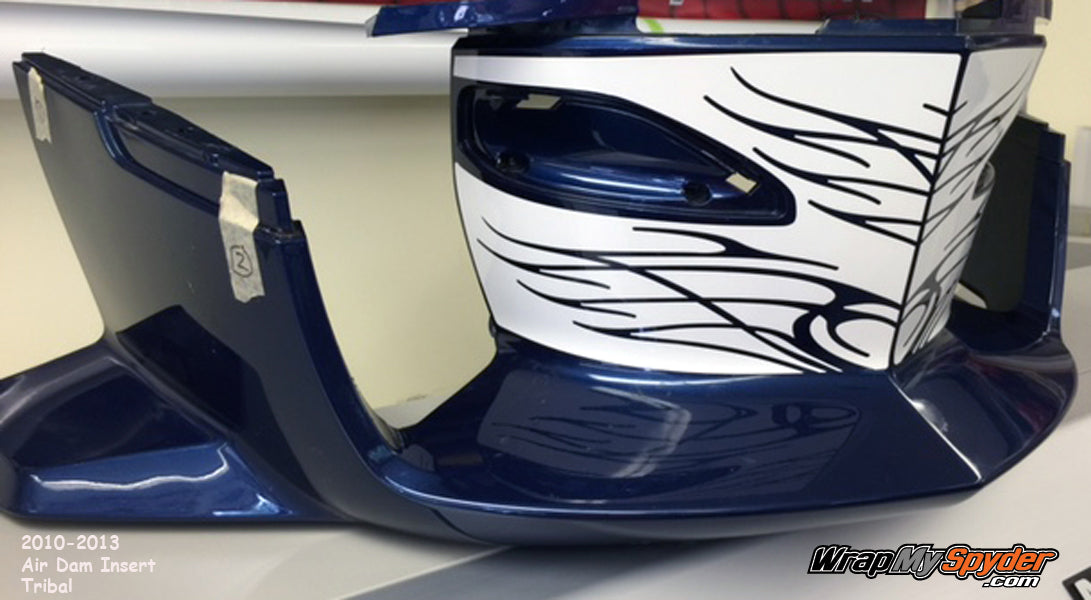 Side view air dam Tribal design for 2010 - 2013 RT