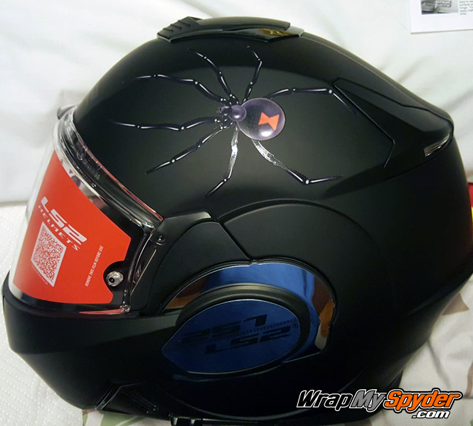 Widow maker spider decal