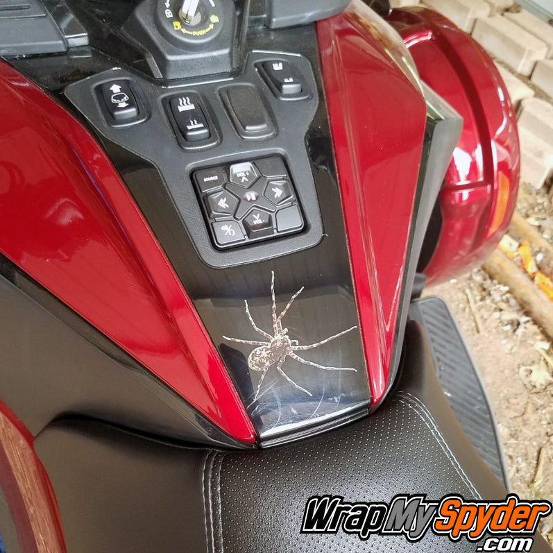 Wolf Spider mounted on 2020 BRP Spyder RT switch panel