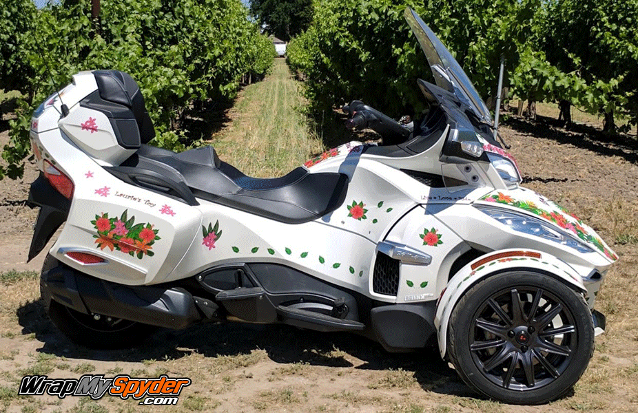 Tropical Spyder flowers graphic