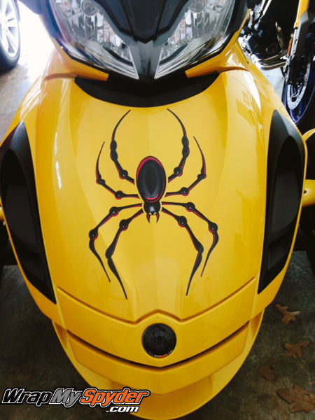 Can-Am Spyder Red Bellerdine Graphics kit, BRP, Spyder Wrap