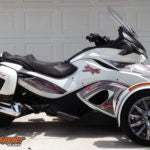Can-am Spyder ST Ghost Red Honeycomb