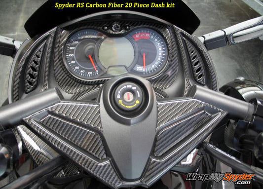 Can-am Spyder RS, RSS, GS Dash kit - Real Carbon Fiber (CF)