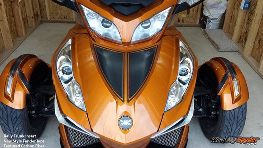 Can-am Spyder RS textured carbon fiber Rally Frunk Insert kit