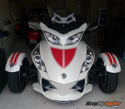Can-am Spyder RS textured carbon fiber Rally Frunk Insert kit