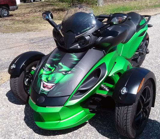 Can-am Spyder RS-S Vinyl Frunk Wrap - She Hulk