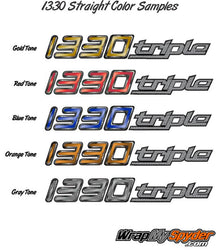1330 Triple Decal Set
