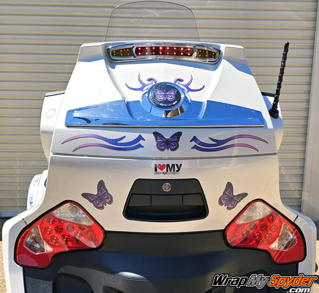 2017-Can-Am-Spyder-RT-Ltd-Rear-Top-Case-Live-Love-Ride-wrap-Freedom-Wings-Purple-Pink-Fade