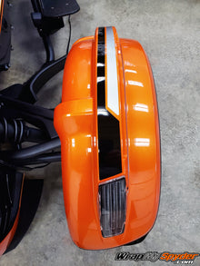 2019 Fender Top Reverse Break Stripe Black-Silver