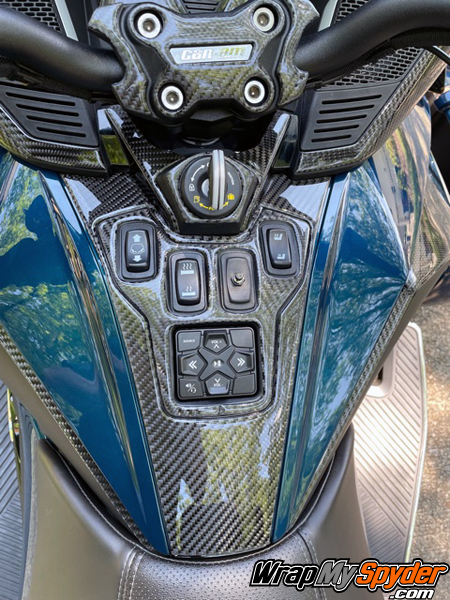 2020-21-BRP-Can-am-Spyder-RT-25-piece-real-carbon-fiber-dash-kit