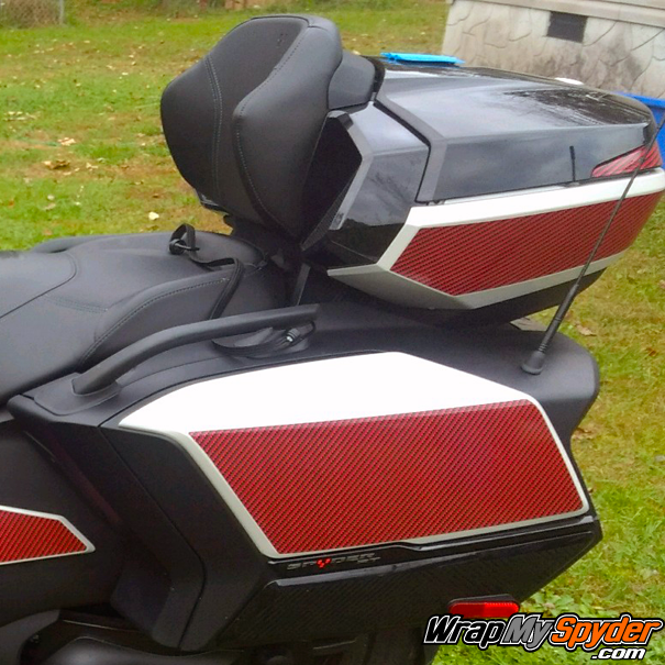 2020-22-Spyder-RT-RT-Limited-Top-Case-Side-Panel-Inserts--Saddle-Bag-Sides-Deep-Red-Black-Carbon-Fiber