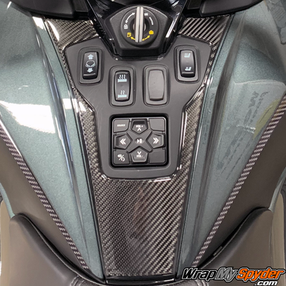 2020+-BRP-Can-am-Spyder-RT---RT-Limited-Domed-Real-Carbon-Fiber-Switch-Panel