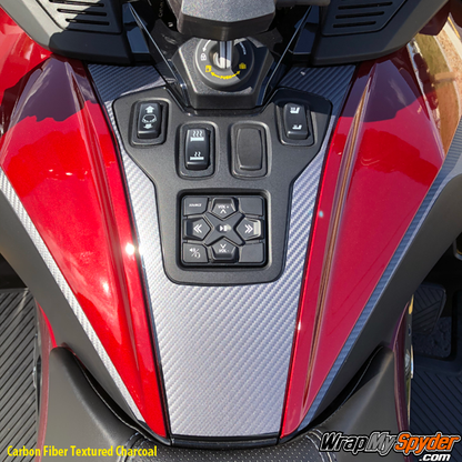 2020-BRP-Can-am-Spyder-RT-Switch-Panle-Carbon-Fiber-Textured-Charcoal