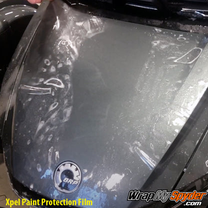 2020 BRP Can-am Spyder RT frunk wrap in paint protection film