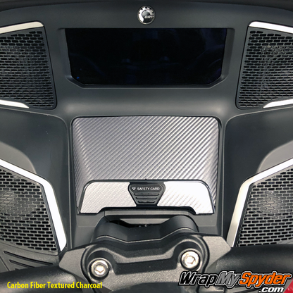 2020-BRP-Can-am-Spyder-RT-glove-box-carbon-fiber-Textured-Charcoal