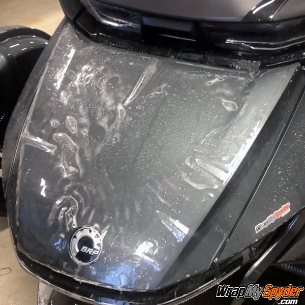 2020 BRP Spyder RT - RT Limited frunk wrap in paint protection film by Xpel
