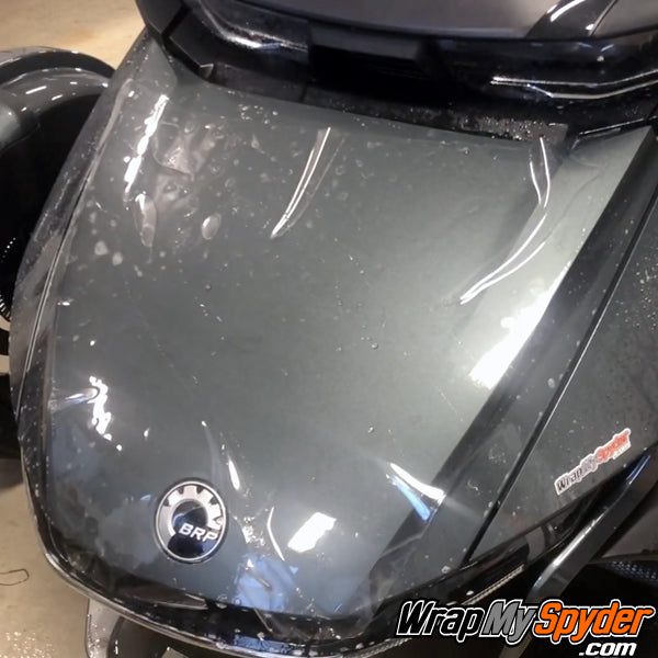 2020 BRP Spyder RT - RT Limited frunk wrap in paint protection film by Xpel. We pre-cut to make your installation easier. No trimming necessary.