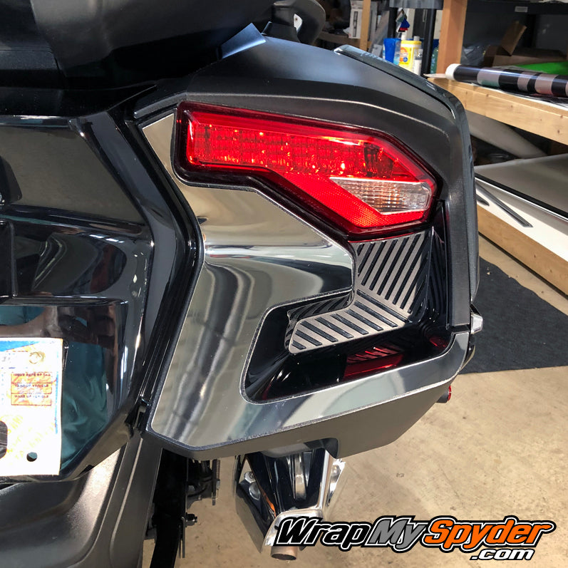 2020 BRP canam Spyder RT Chrome Tail Light Accent Kit