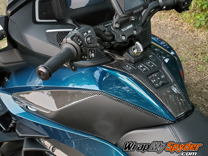 2020+-Can-am-Spyder-RT-3D-Domed-Real-Carbon-Fiber-Knee-Panels-Switch-Panels-and-glove-box-kit