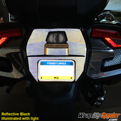 2020+Spyder-RT-6-pc-Tail-Kit-Black-Reflective-Illuminated