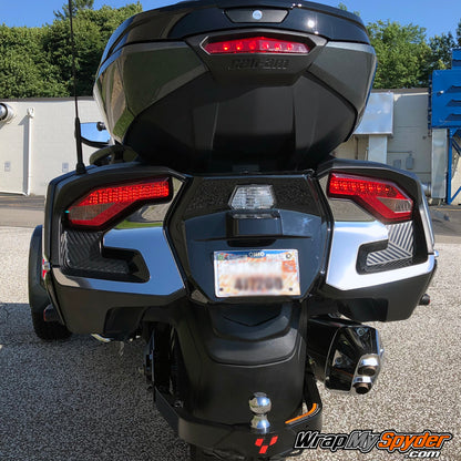 2020 Spyder RT Chrome Tail Light Accent Kit