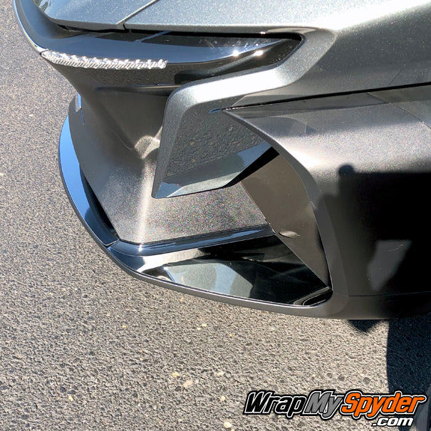2020 Can-am Spyder RT Chrome air-dam kit. 3 piece no drill