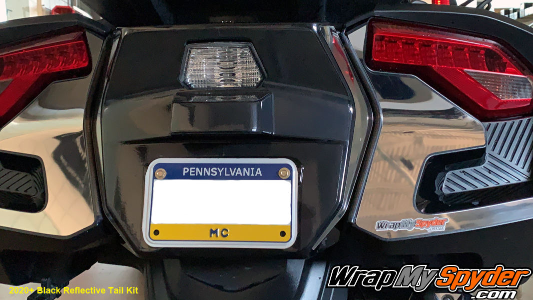 2020+-Spyder-RT--RT-Limited-6-pc-Tail-Kit-Black-Reflective