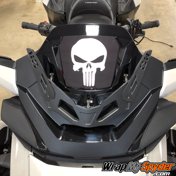 2020-Spyder-RT-Windshield-Plate-logo-Punisher-Skull