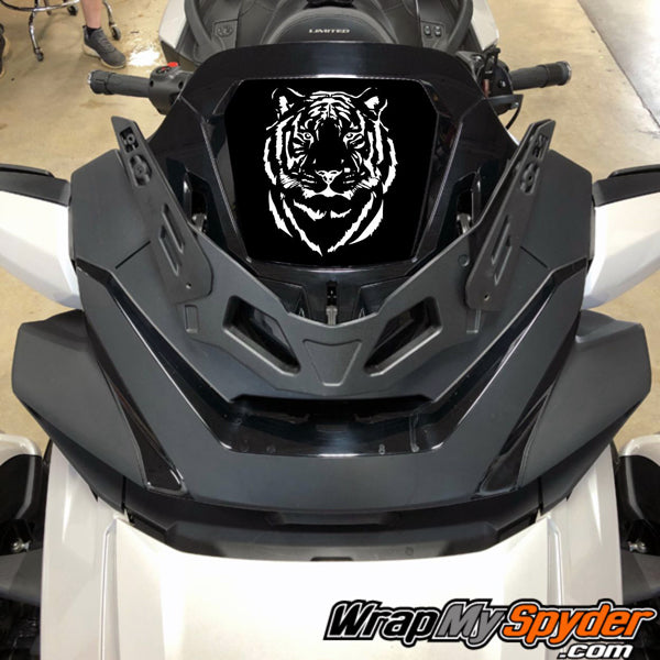 2020-Spyder-RT-Windshield-Plate-logo-White Tiger