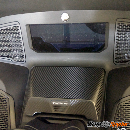 2020+-BRP Can-am Spyder-RT-glove-box--panel-textured-carbon-fiber-Black