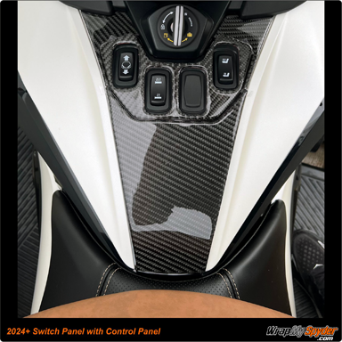 2024-Spyder-RT-NEW-Switch-Panel-with-Control-Panel-3D-Domed-Real-Carbon-Fiber