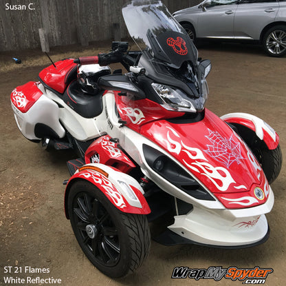 Dress up your Spyder with our 21 flame kit