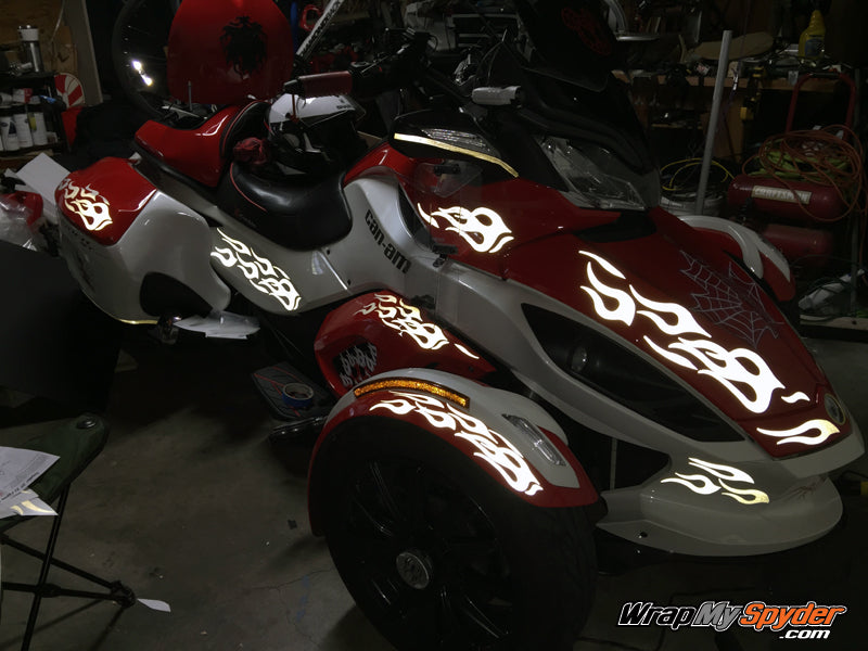 21 flame kit in optional reflective white material