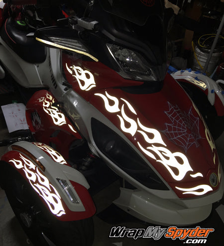 21 flame shown in white reflective option