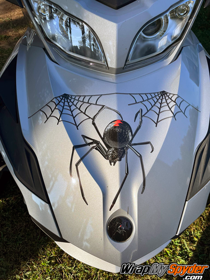 3D-Black-Widow-Spider-with-webs-for-Can-am-Spyder-decal-set