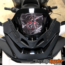 2020+-Spyder-RT-Windshield-Plate-logo-Red-Spider-over-web
