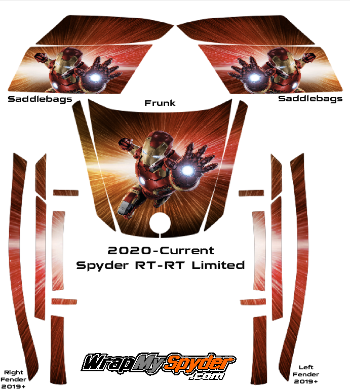 2020-2024 Spyder RT-RT Limited Armored-Man wrap panels