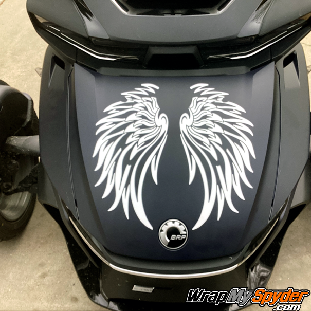 BRP Can-am-Spyder funk-wings-decal-set Angle wings decals